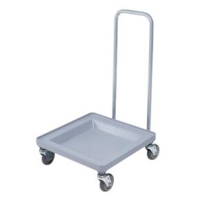 Rolluntersatz Camdolly, Innenmass 53 x 53 cm, 4 Lenkrollen 100 mm ø, grau mit Griff, max.Tragkraft 159 kg