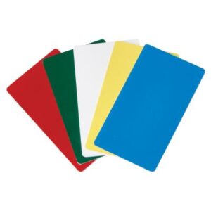 Plastiketiketten zu EPP-Behältern, Set mit 5 verschiedenfarbigen Etiketten