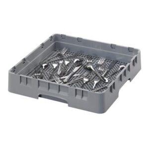 Camrack Casier à couverts à mailles serrées gris, 500 x 500 x 101 mm