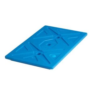 Kühlplatte, 33 x 53 x 3,8 cm, stahlblau, verlängert die Aufbewagrungszeit kalter Speisen und bietet  mehr Temperaturbeständigkeit bei Temperaturen unter 5° C, wenn häufiger Zugriff erforderlich ist Kühlplatte 8 Std. einfrieren vor Verwendung